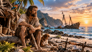 The Deserted Island Story – Robinson Crusoe (Alexander Selkirk)