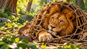The Lion and the Little Mouse