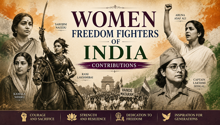 Women Freedom Fighters of India Contributions