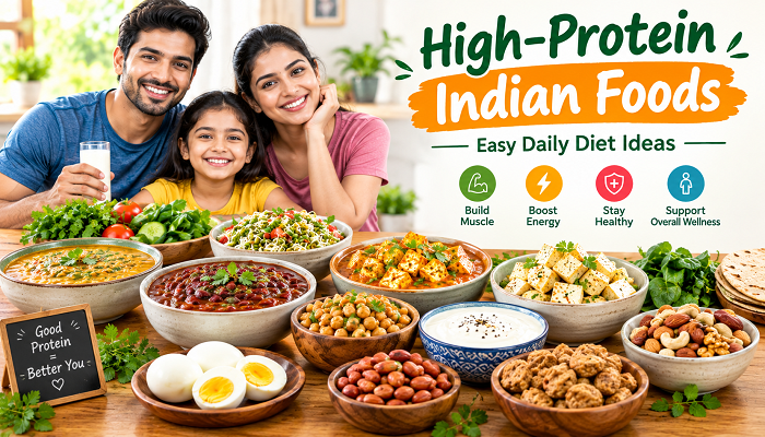 High Protein Indian Foods Daily Diet