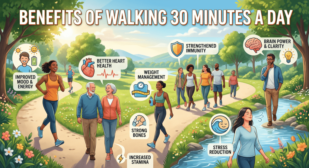 Benefits of Walking 30 Minutes a Day
