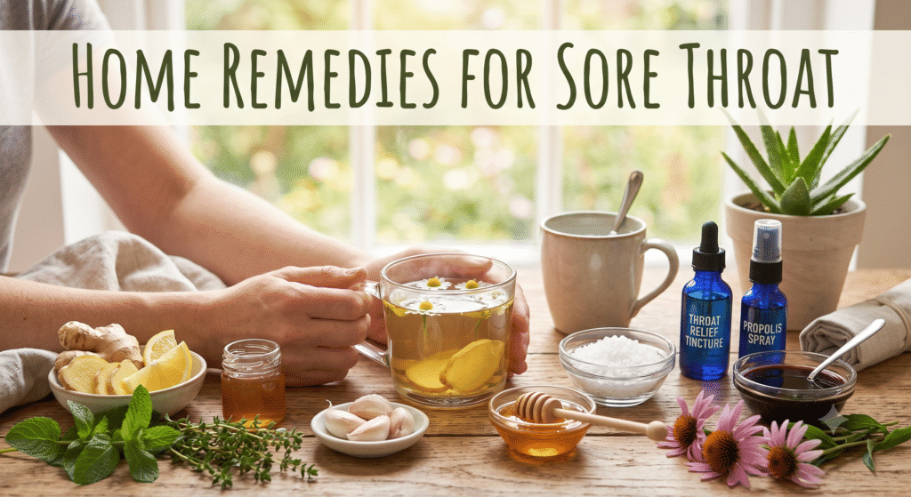 Home Remedies for Sore Throat