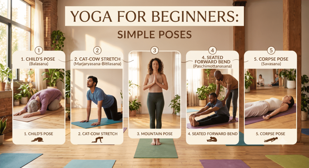 Yoga for Beginners Simple Poses
